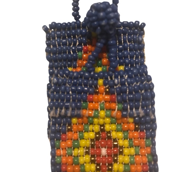 Women’s Blue Geometric Rainbow Boho Bracelet - Picture 4 of 4